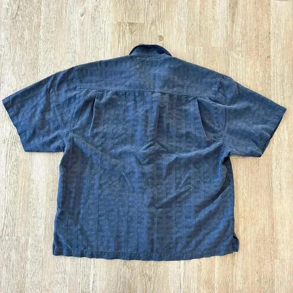 Mens Jamaica Jaxx Blue Button Up Shirt - XL - Picture 4 of 5